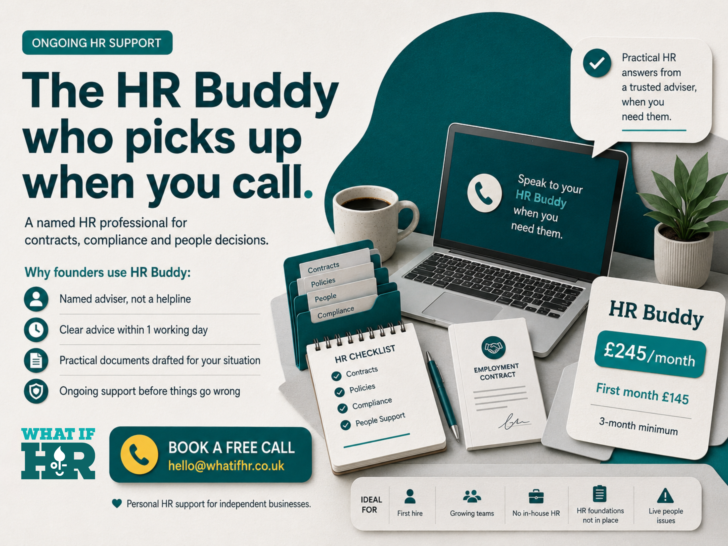 HR Buddy — named HR support for independent businesses